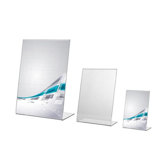 Slanted Sign Holders - Logo