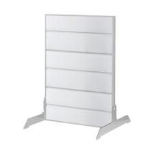 FlexiSlot® Slatwall Table Display with Steel Feet