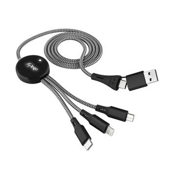 Chargeur TRAXDATA M10 Charge Rapide + Câble USB Vers Type-C - Blanc