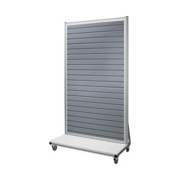 Mobile FlexiSlot® Slatwall Gondola End Cap "Quattro"