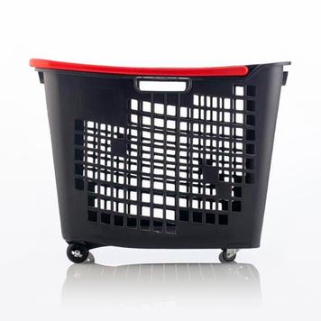 Shopping Basket with Wheels - 55 Litres