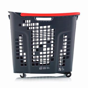 Shopping Basket with Wheels - 80 Litres