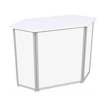 Folding Hexagonal Counter “Brilliant”, white