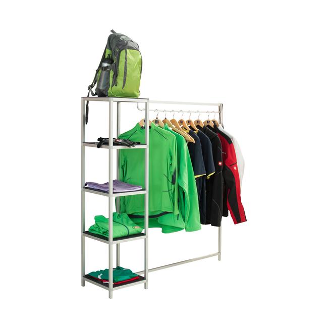 Clothing Rack With Shelving