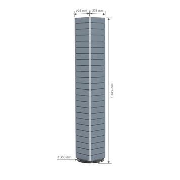 FlexiSlot® Slatwall Tower "York"