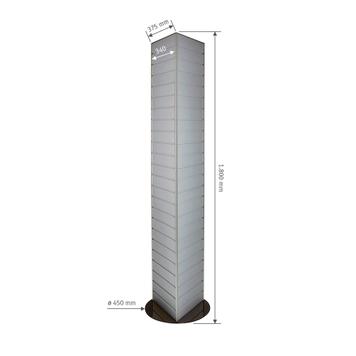 FlexiSlot® Slatwall Tower "Triflex"