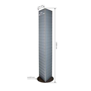 FlexiSlot® Slatwall Tower "Triflex"