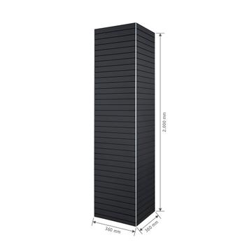 FlexiSlot® Slatwall Tower "York" Pillar Cover