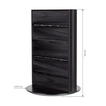 FlexiSlot® Slatwall Table Display "Style-Black"