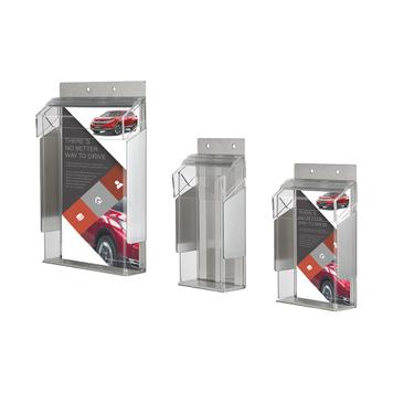 Wall-Mounted Leaflet Dispenser "Nil II" for Outdoor Use