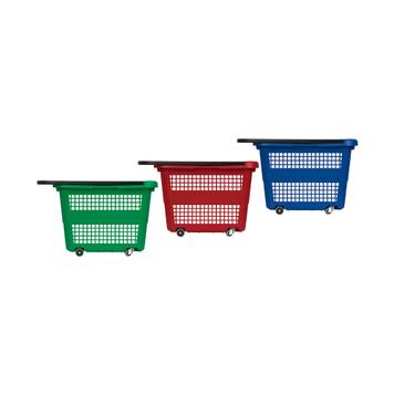 Roller Grocery Basket with Wheels - 32 litres or 54 litres
