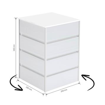 Rotatable FlexiSlot® Slatwall Tabletop Tower "York"