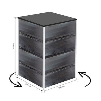 Rotatable FlexiSlot® Slatwall Tabletop Tower "York"