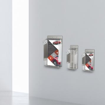 Wall-Mounted Leaflet Dispenser "Nil II" for Outdoor Use