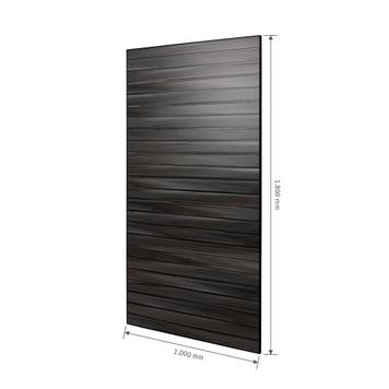 FlexiSlot® Slatwall Tile Black Frame