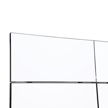 FlexiSlot-® Slatwall Exhibition Stand "Style" - 2850 x 2800 mm Corner Stand