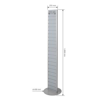 Separable FlexiSlot® Slatwall Tower "Slim"