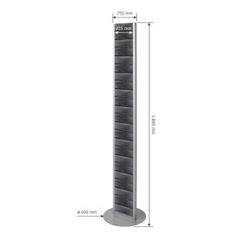 Separable FlexiSlot® Slatwall Tower "Slim"