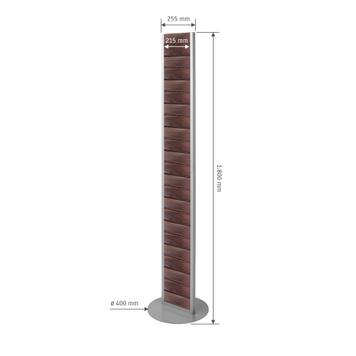 Separable FlexiSlot® Slatwall Tower "Slim"