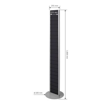 Separable FlexiSlot® Slatwall Tower "Slim"