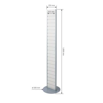 Separable FlexiSlot® Slatwall Tower "Slim"