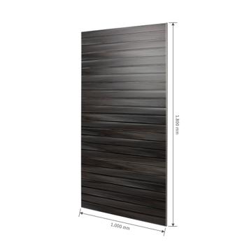 FlexiSlot® Slatwall Tile Silver Frame