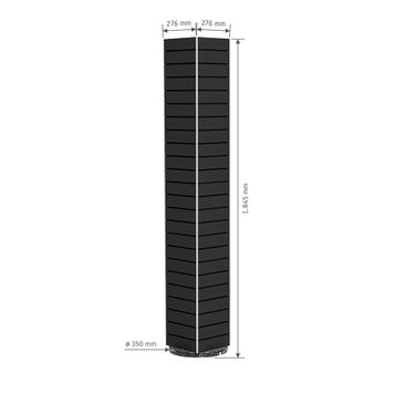 FlexiSlot® Slatwall Tower "York"